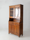 antique step-back hutch
