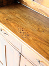 antique step-back hutch