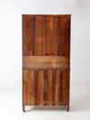 antique step-back hutch