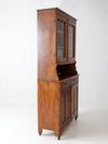 antique step-back hutch