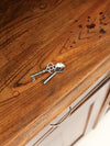 antique step-back hutch