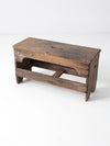 antique farmhouse bench