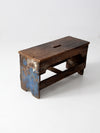 antique farmhouse bench