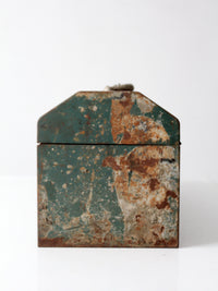 vintage Park painted steel tool box