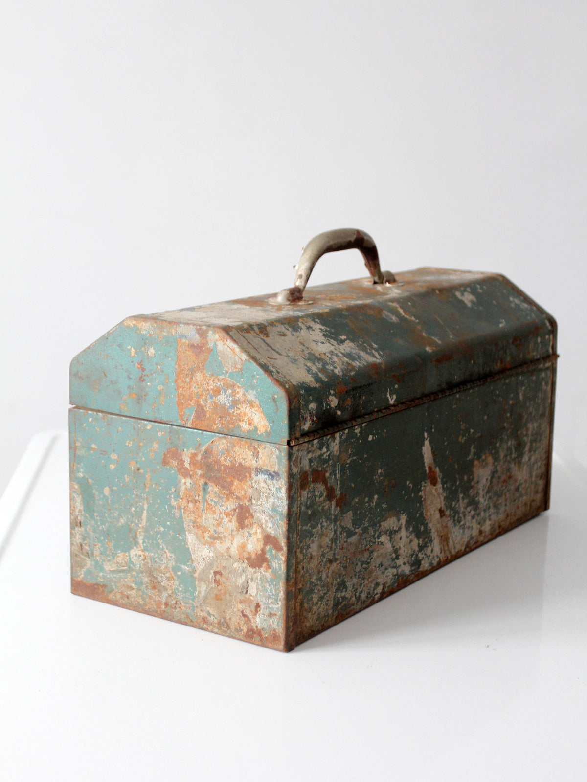 vintage Park painted steel tool box