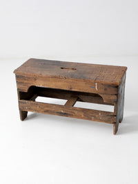 antique farmhouse bench