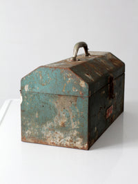 vintage Park painted steel tool box