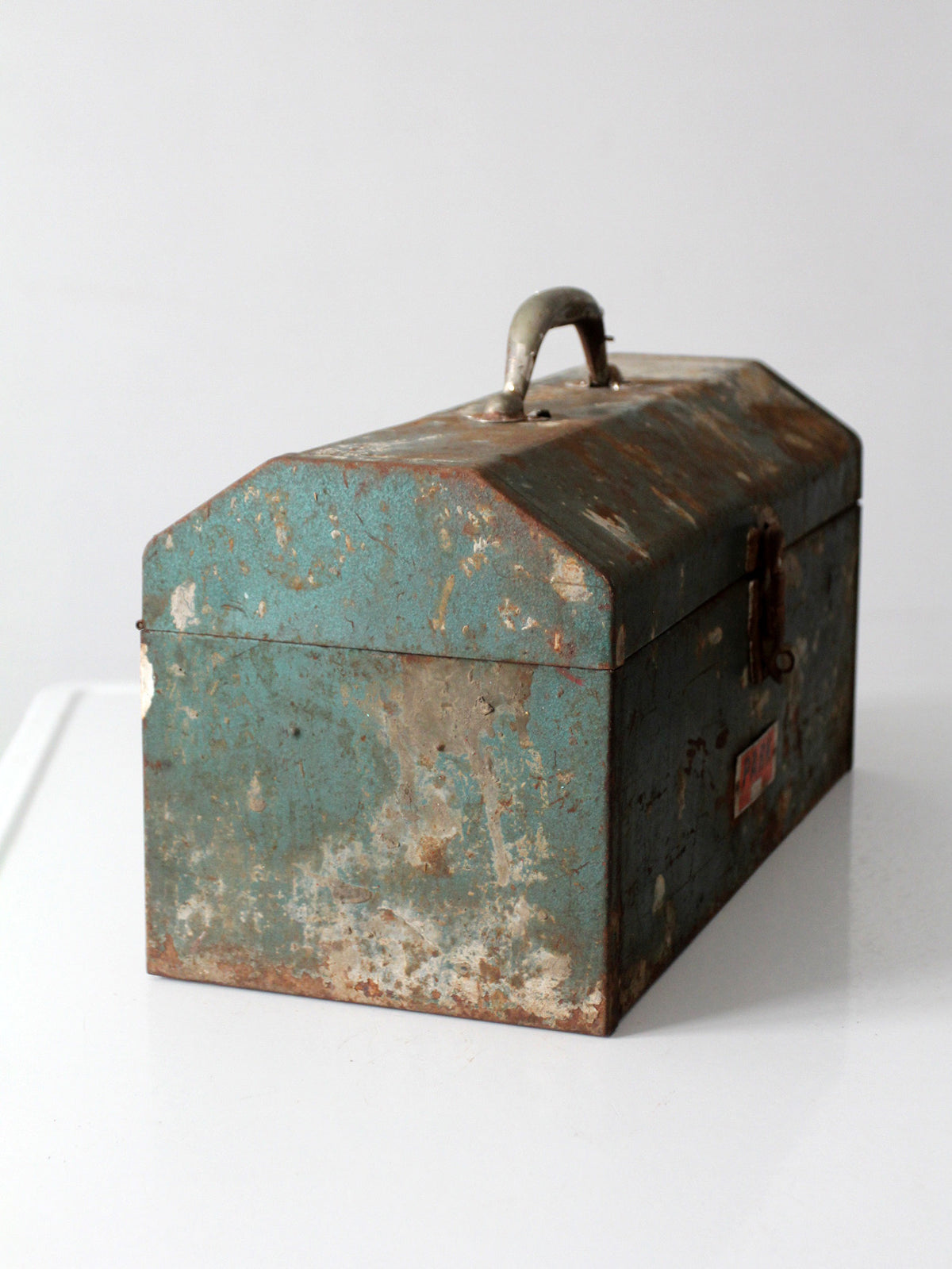 vintage Park painted steel tool box