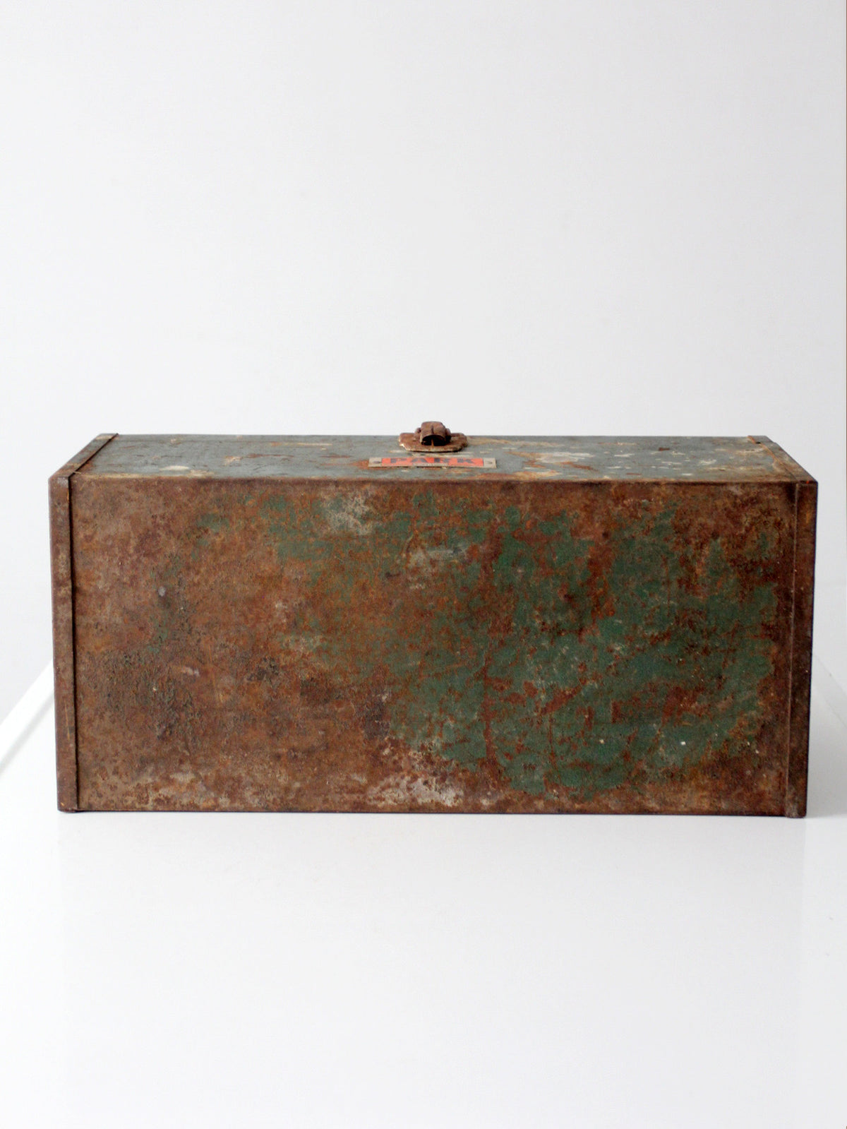 vintage Park painted steel tool box