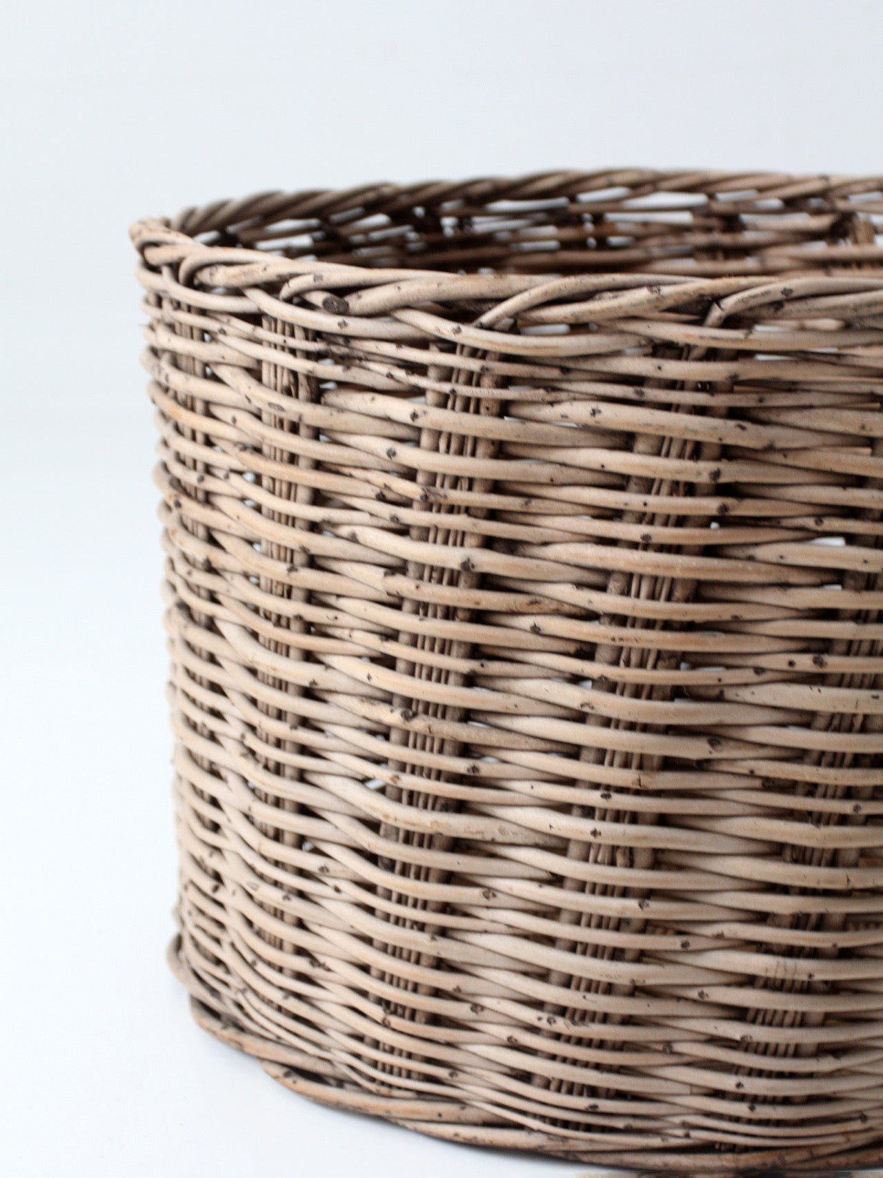 antique large woven basket