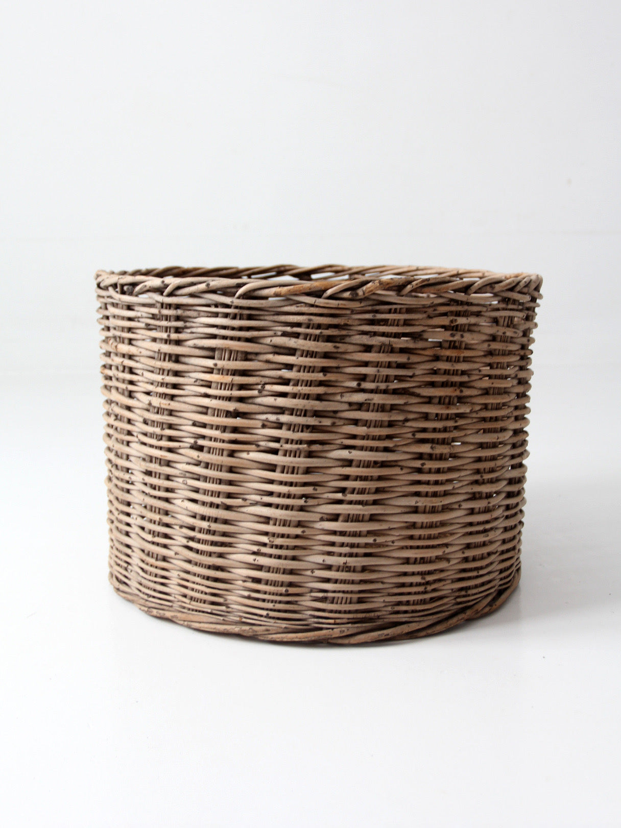 antique large woven basket