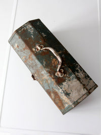 vintage Park painted steel tool box