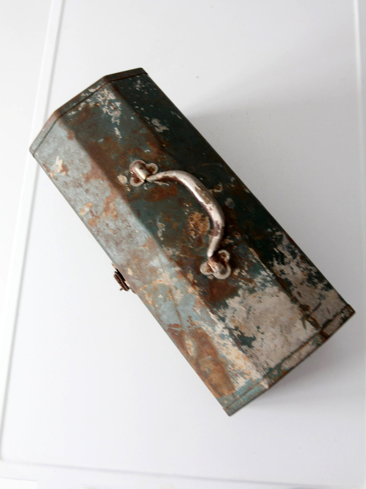 vintage Park painted steel tool box