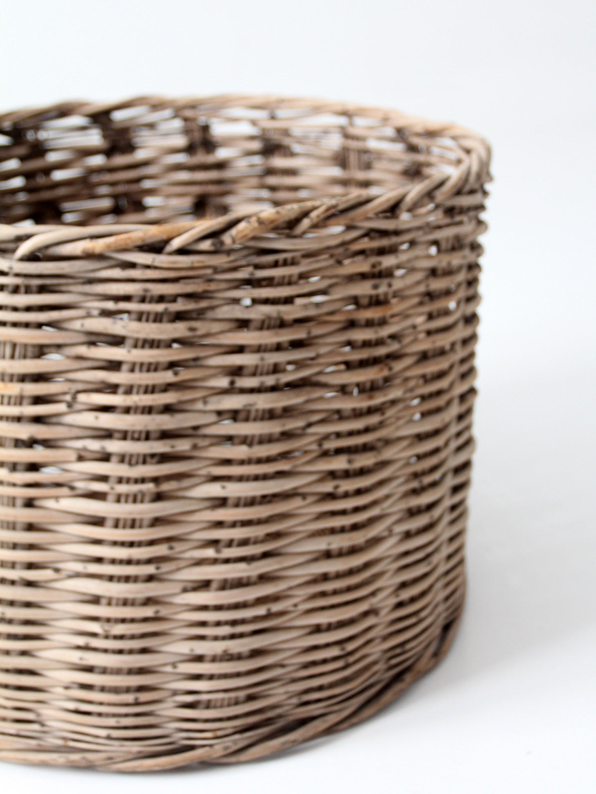 antique large woven basket