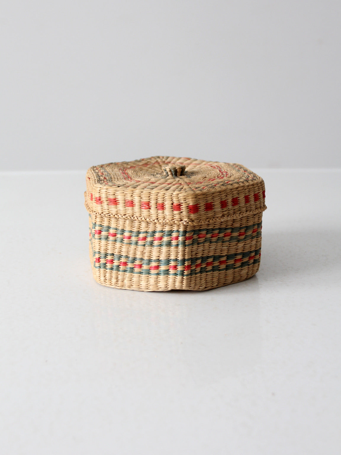 vintage sweet grass basket