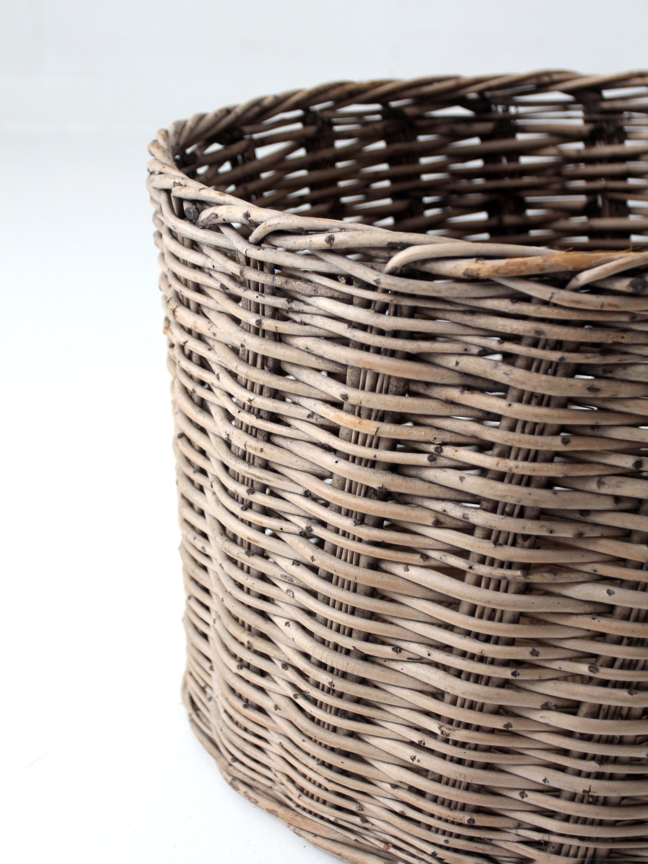 antique large woven basket