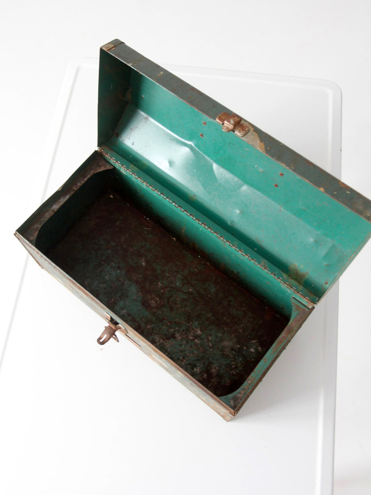 vintage Park painted steel tool box