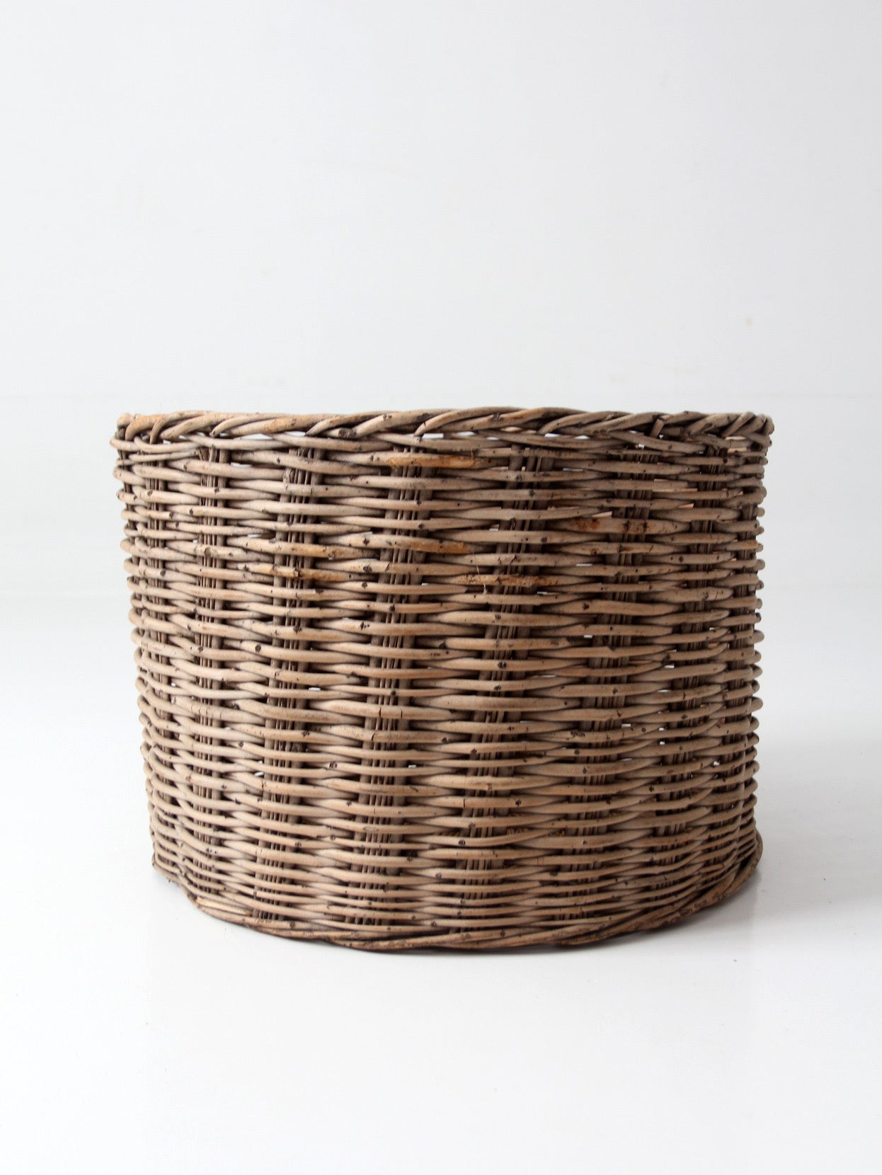 antique large woven basket