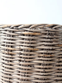antique large woven basket