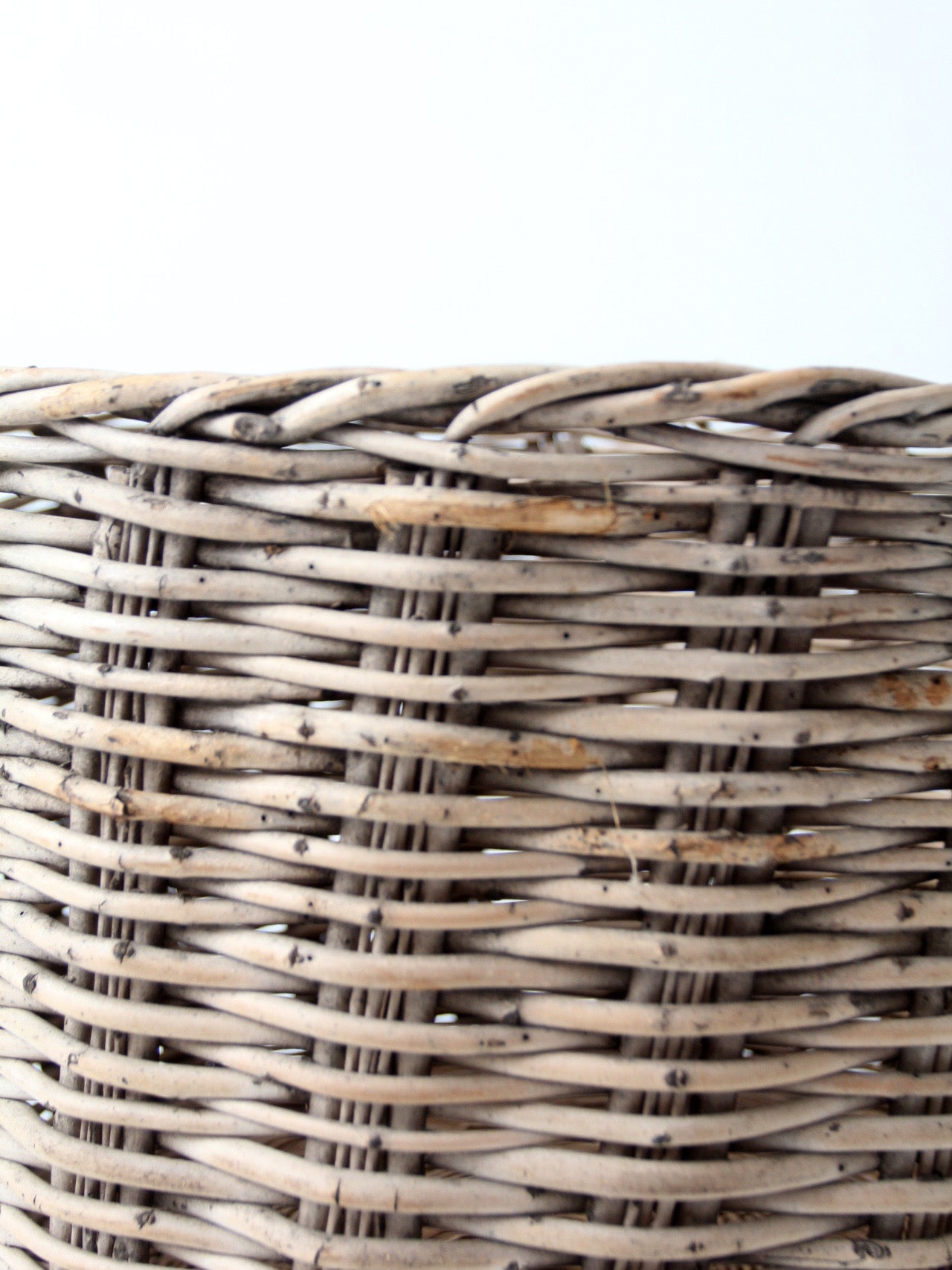 antique large woven basket