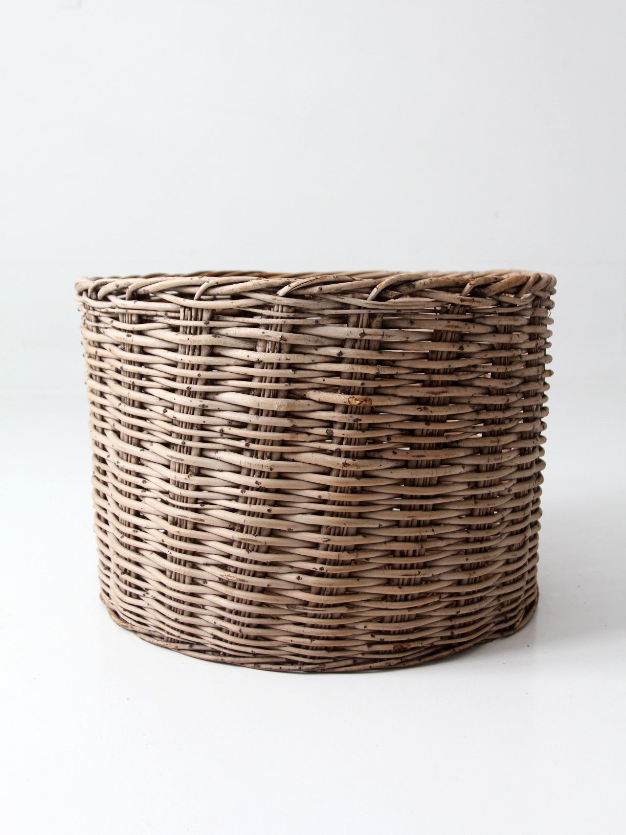 antique large woven basket