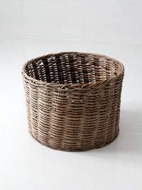 antique large woven basket