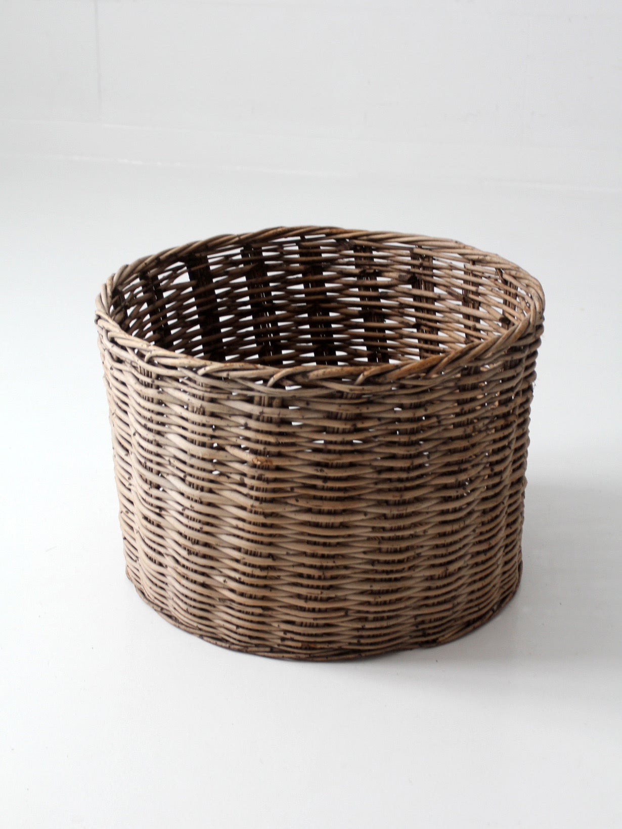 antique large woven basket