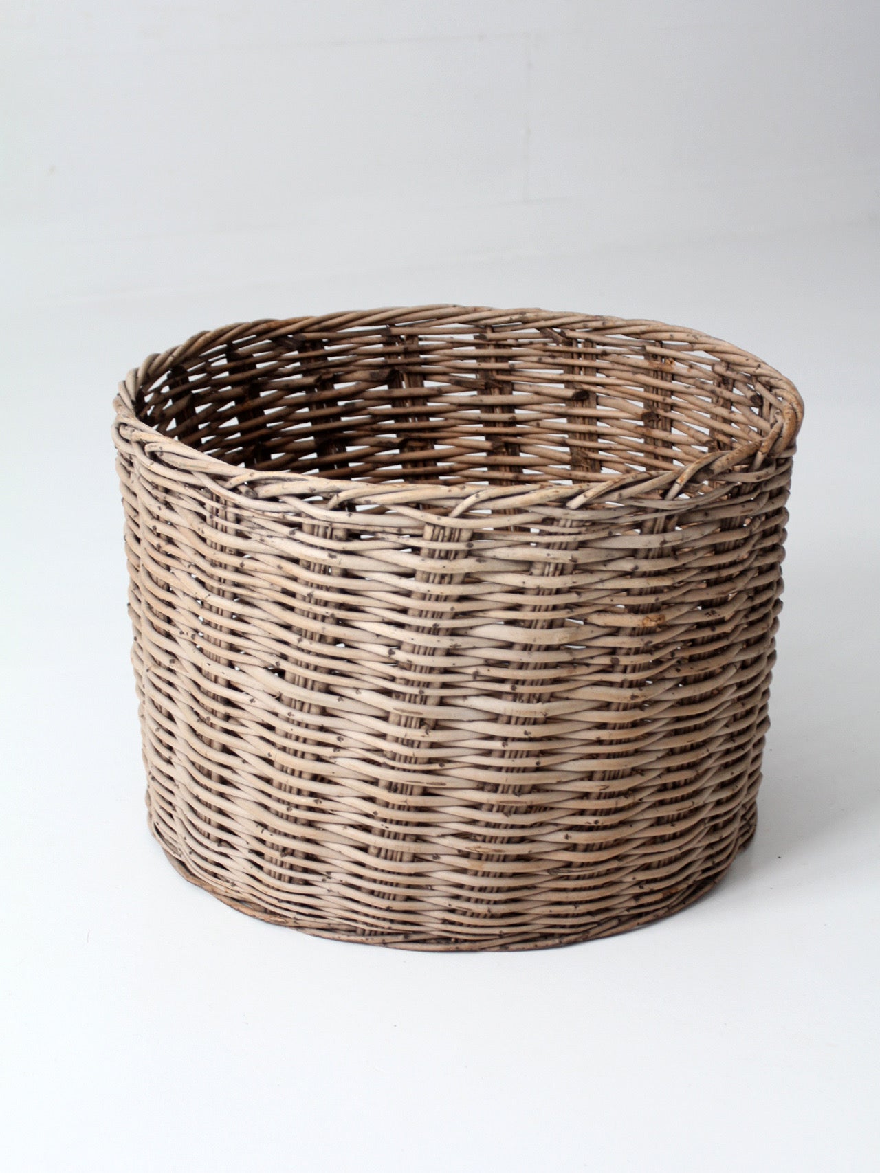antique large woven basket