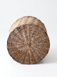 antique large woven basket