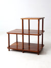 mid-century tiered end table