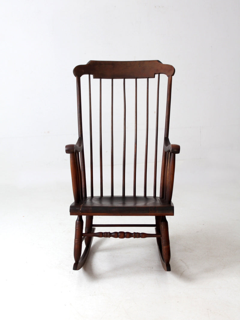 antique American Windsor rocking chair