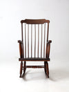 antique American Windsor rocking chair