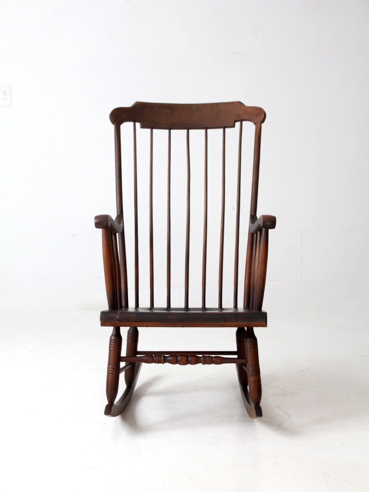 antique American Windsor rocking chair