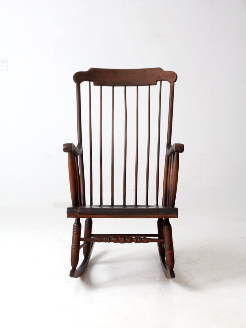 antique American Windsor rocking chair