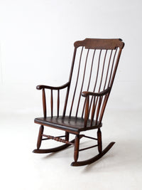 antique American Windsor rocking chair