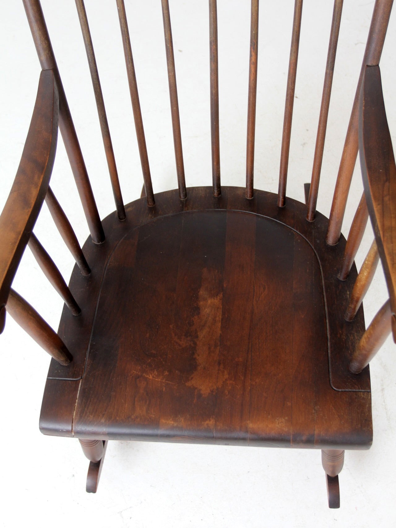 antique American Windsor rocking chair