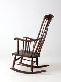 antique American Windsor rocking chair