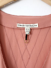 Twenty8Twelve blush pink drop waist mini dress