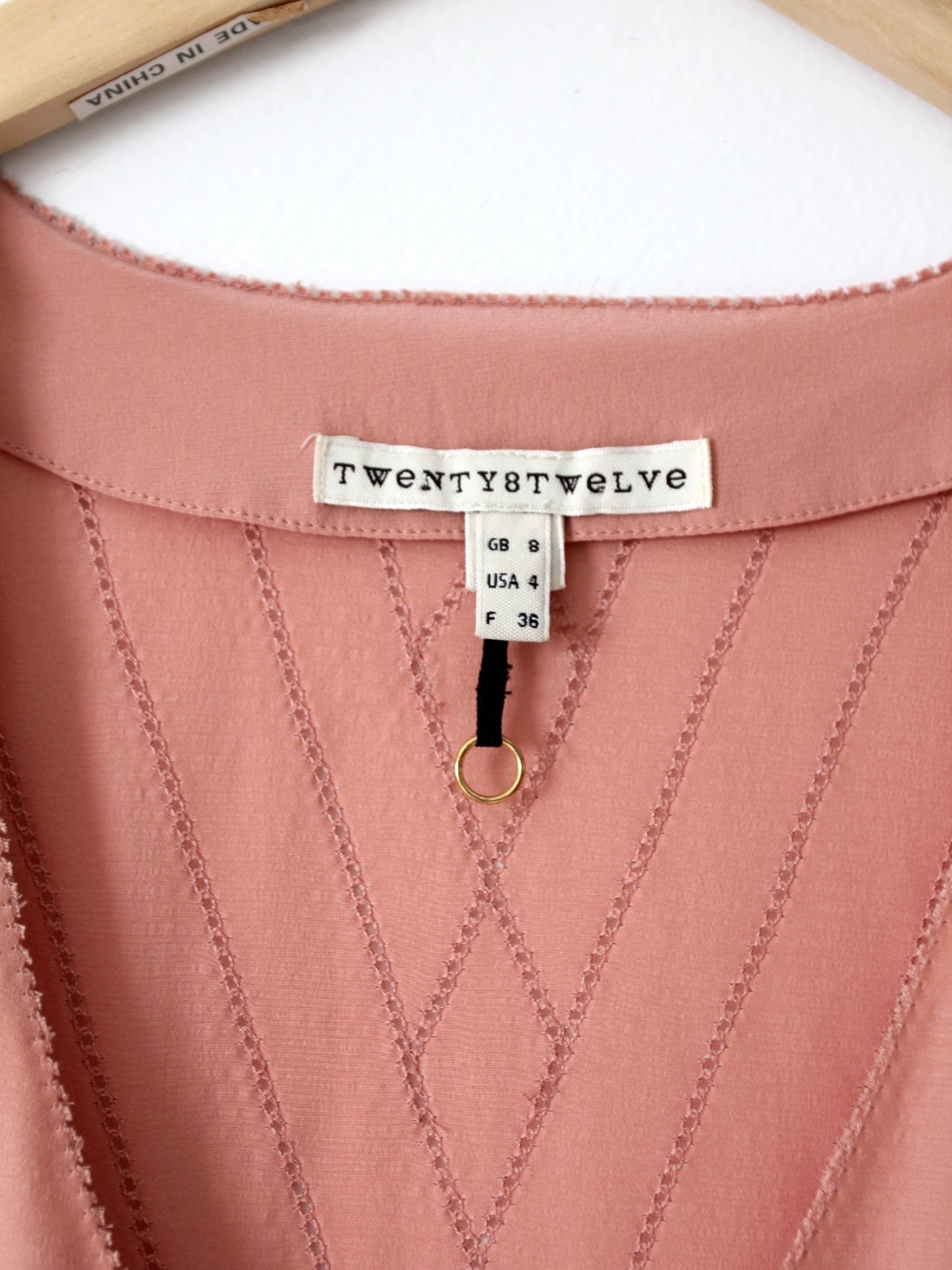 Twenty8Twelve blush pink drop waist mini dress