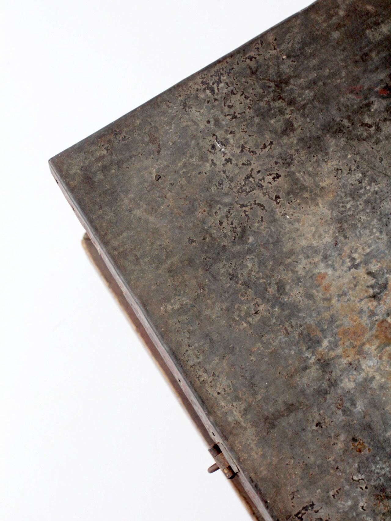 antique railroad conductor's box with original railway paperwork