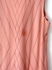 Twenty8Twelve blush pink drop waist mini dress