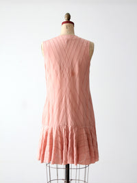 Twenty8Twelve blush pink drop waist mini dress