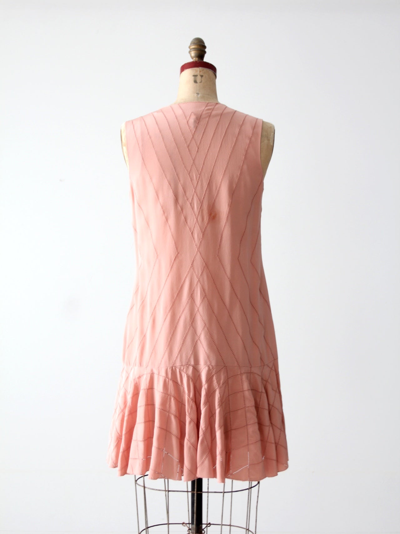 Twenty8Twelve blush pink drop waist mini dress