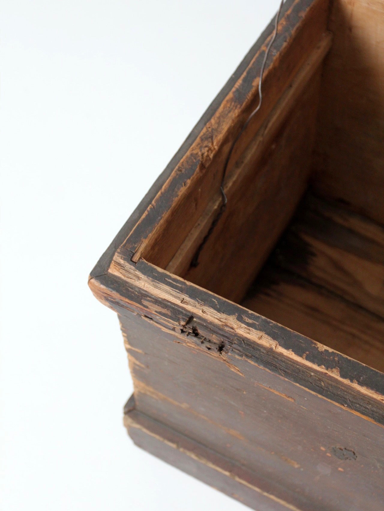 antique railroad conductor's box with original railway paperwork