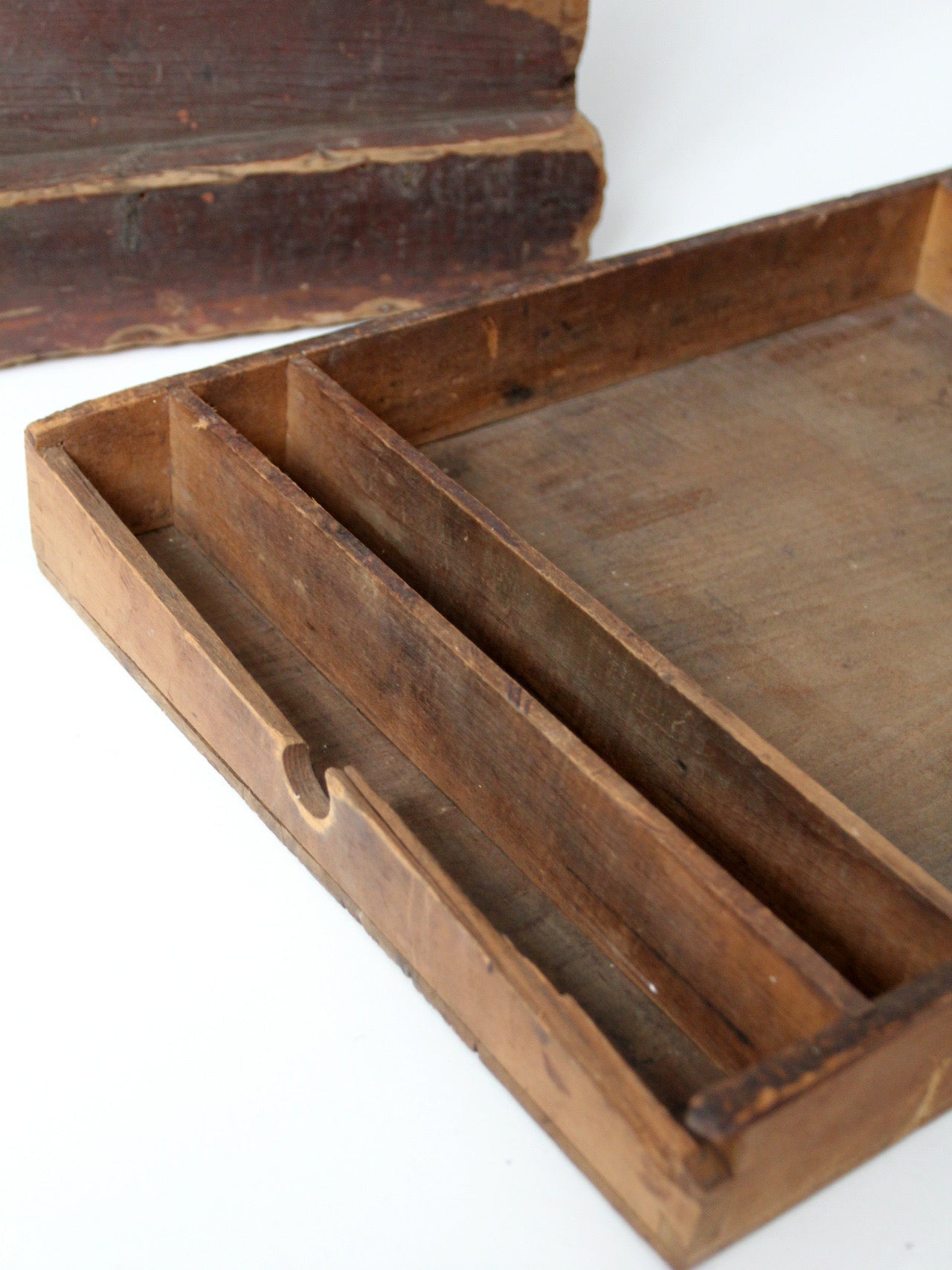 antique railroad conductor's box with original railway paperwork