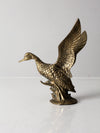 vintage brass duck figurine