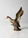 vintage brass duck figurine