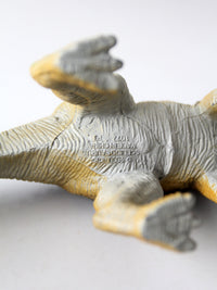 collection of six vintage dinosaur figures, 1993–2000