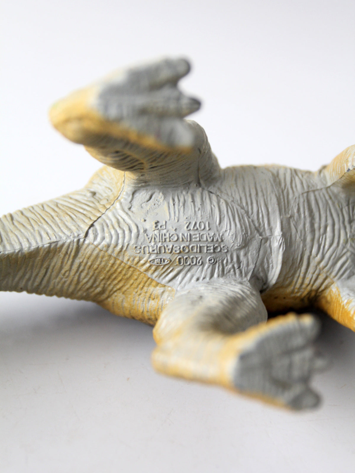 collection of six vintage dinosaur figures, 1993–2000