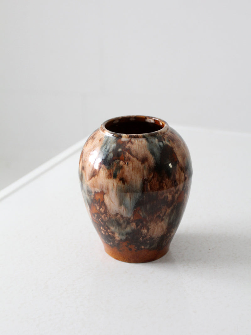 1920's Brush McCoy onyx glaze vase